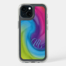 Dreamy Rainbow Swirl Monograma