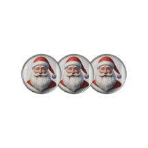 Dreamy Santa Claus Golf Markers