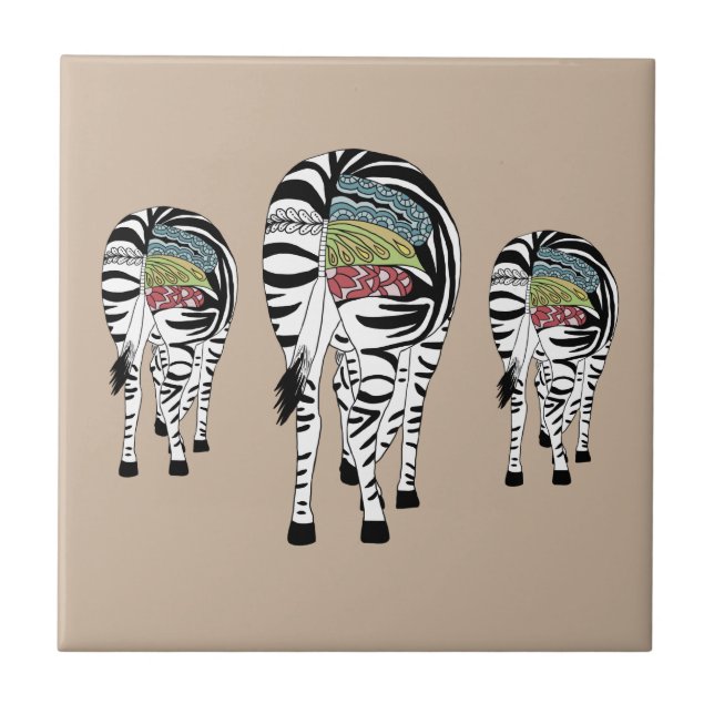 Drei Zebras  (Frente)