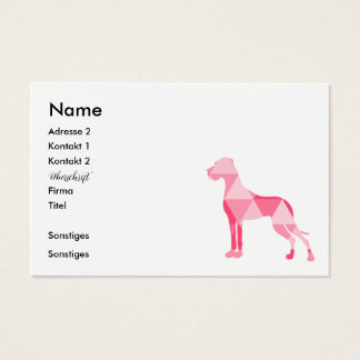 Dreiecks Dogge