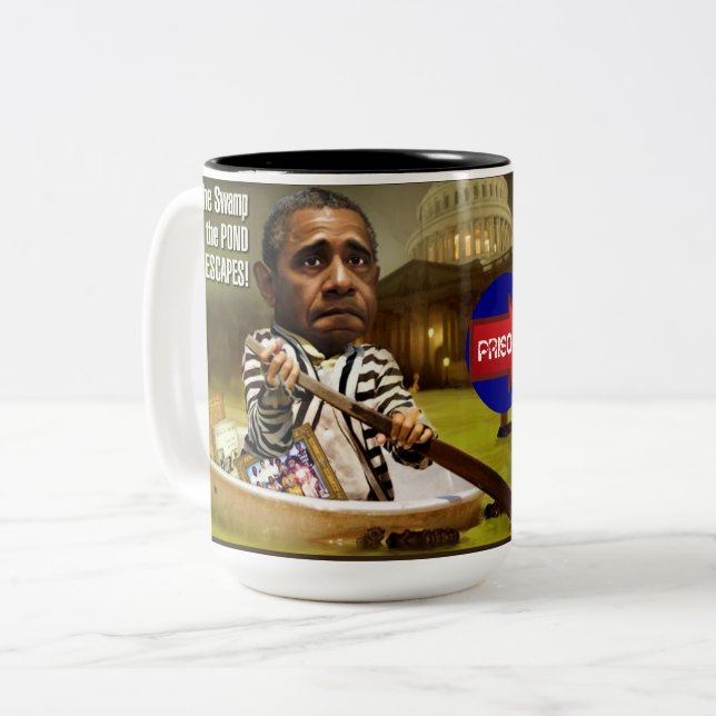 Dreno que feito sob encomenda o #MAGA da caneca de (Frente Esquerda)