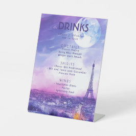 Drinks Menu Amour Éternel à la Parisienne 