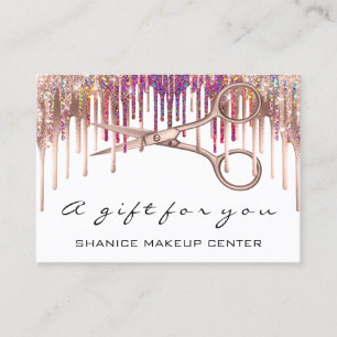 Drips De Tesoura De Hairdresser De Certificado De