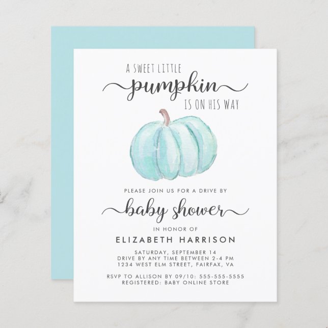 Drive By Baby Boy Blue Pumpkin Invent (Frente/Verso)