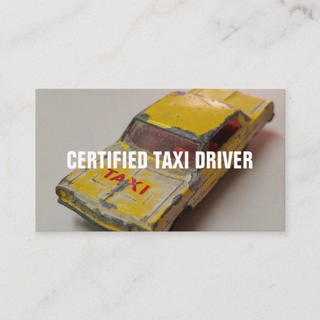 DRIVER DE TÁXI CERTIFICADO (Frente)