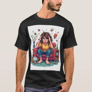 Droga Mãe Frustração Camiseta Engraçada Para Cansa