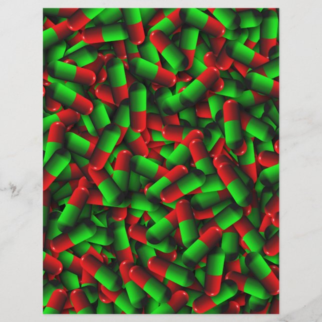 drogas de pílulas verdes vermelhas (Frente)