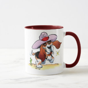 Drool obtido Basset? Caneca da campainha