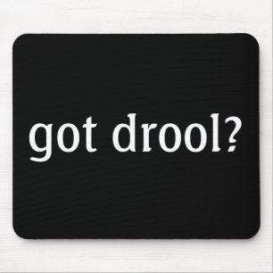 Drool obtido preto? Mousepad