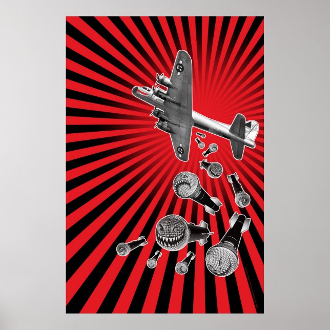 Drop Beats Black Sky Impressão (Frente)