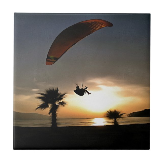 Dropzone Em Dusk Adventure Paraglider Art (Frente)