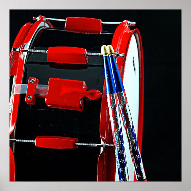 Drum or Drummer Poster (Frente)