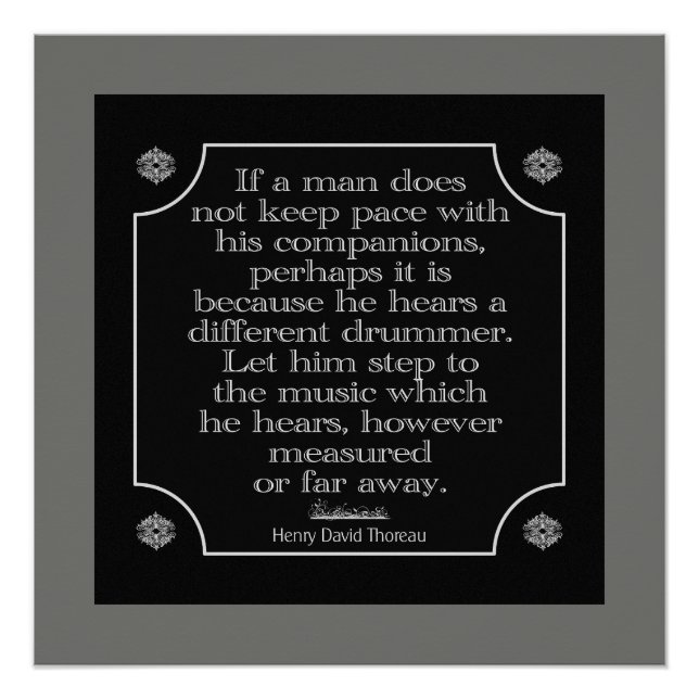 Drummer Diferente - Impressão de Poster grande (Frente)