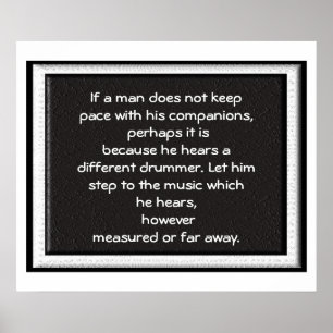 Drummer Diferente - Poster de Cotação