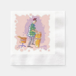 Drummer, eu inventei guardanapos de coquetel de pa