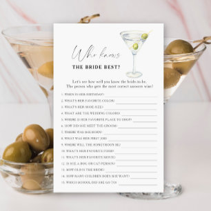 Dry Martini Quem conhece melhor a noiva