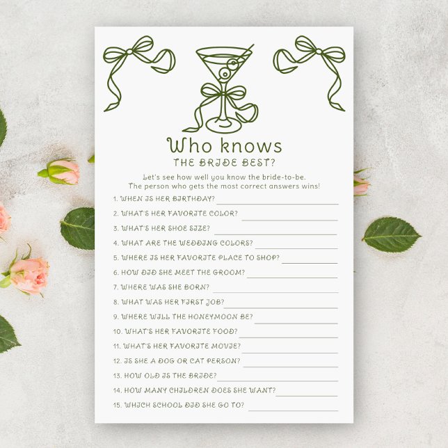 Dry Martini Quem conhece melhor a noiva (Criador carregado)