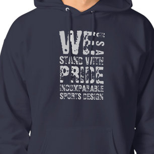 DSI, nós defendemos Orgulho EUA Pullover Hoodie