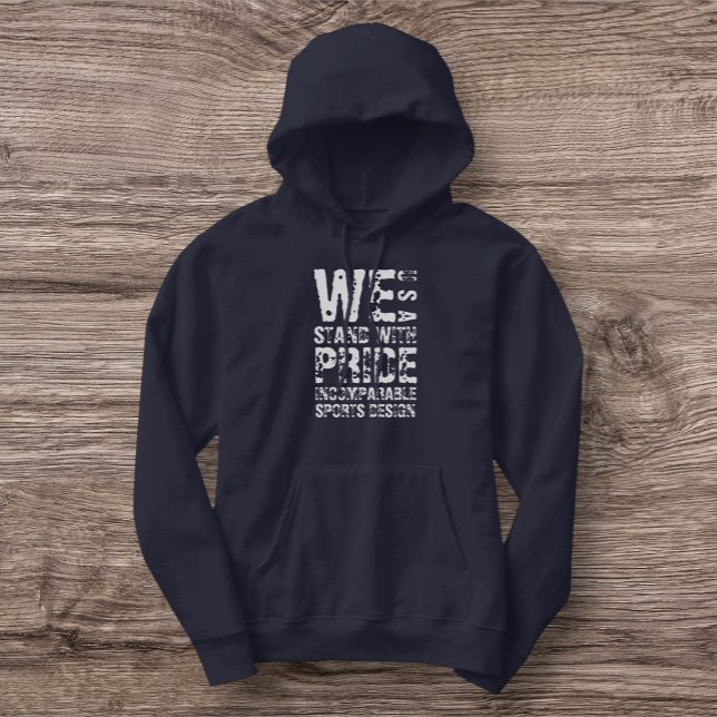 DSI, nós defendemos Orgulho EUA Pullover Hoodie (Criador carregado)