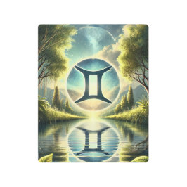 Dualidade Celestial: Reflexão de Gemini