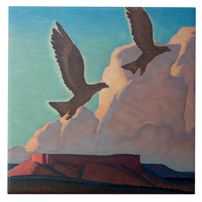 Duas Águias por Maynard Dixon (Frente)