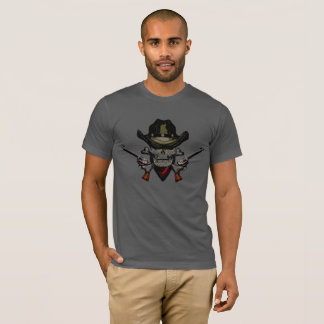 duas armas crull cowboy art impressão para camisa
