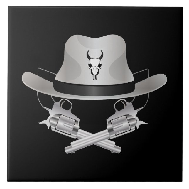Duas armas cruzadas e chapéu (Frente)