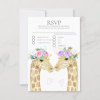 Duas Brides Giraffe Gay Lésbica RSVP