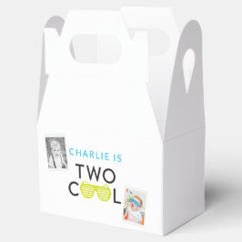 Duas Caixas de Favor de Festa de aniversário Legal