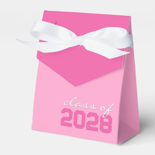 Duas Caixas De Favor De Graduação Tonelada Rosa (Frente)