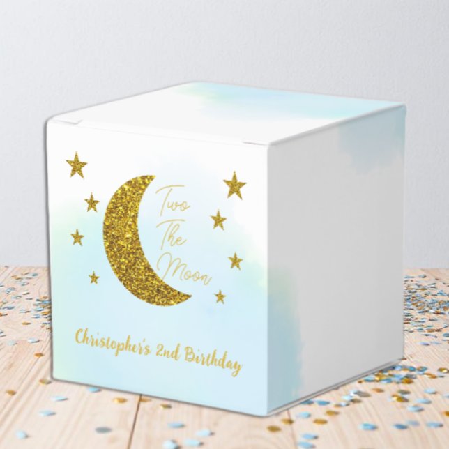 Duas Caixas De Favor Do segundo aniversário Da Lua (Criador carregado)