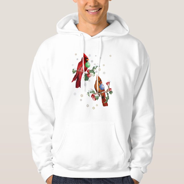 Duas camisas dos pássaros de Chirstmas (Frente)