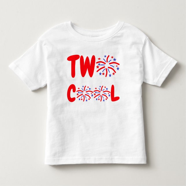 Duas camiseta Toddler, segundo aniversário Legal (Frente)