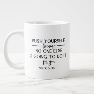 Duas caneca gigante de café com caneca lateral