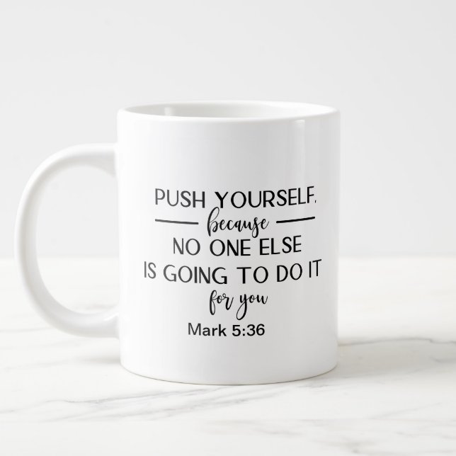 Duas caneca gigante de café com caneca lateral (Esquerda)