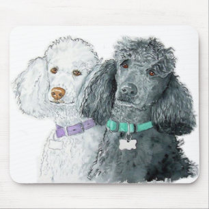 Duas caniches Mousepad