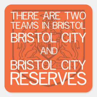 Duas equipes em Bristol... adesivos