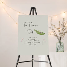 Duas ervilhas em um Conselho de boas-vindas