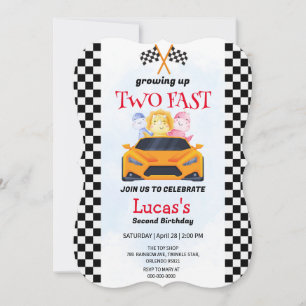 Duas Festas de segundo aniversário de Carro Rápido