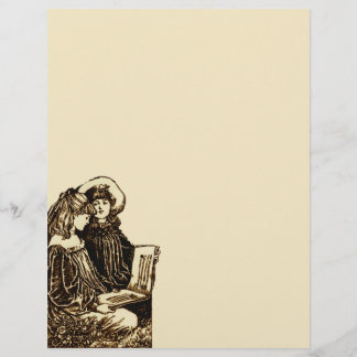 Duas Garotas Vintage Lendo