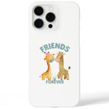 Duas girafas amigas para sempre