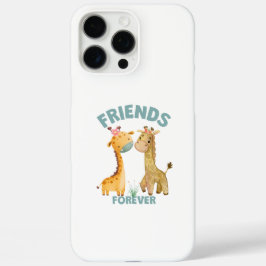 Duas girafas amigas para sempre