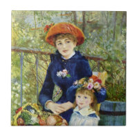 Duas Irmãs (Na Varanda) de Pierre Renoir