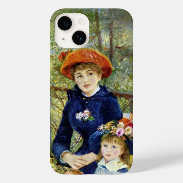 Duas Irmãs (No Terraço) De Pierre Renoir (Verso)