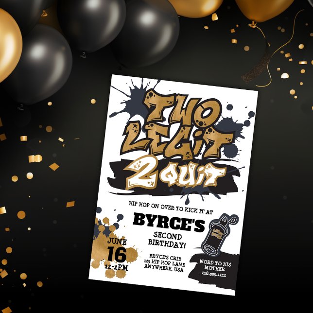 Duas Legendas para Sair do Convite de Aniversário (Criador carregado)