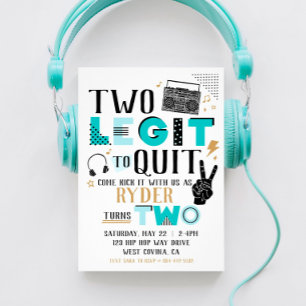 Duas Legendas para Sair do Segundo Convite de Aniv