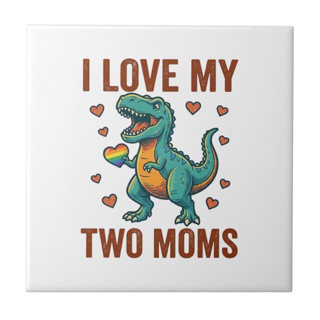 Duas Mães Orgulho Camisa Vector T-Shirt Design de  (Frente)