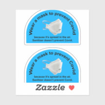 Duas máscaras em vez de adesivos de vinilo para hi