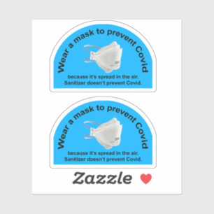 Duas máscaras em vez de adesivos de vinilo para hi