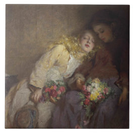 Duas Meninas Jovens Retornando Para Casa